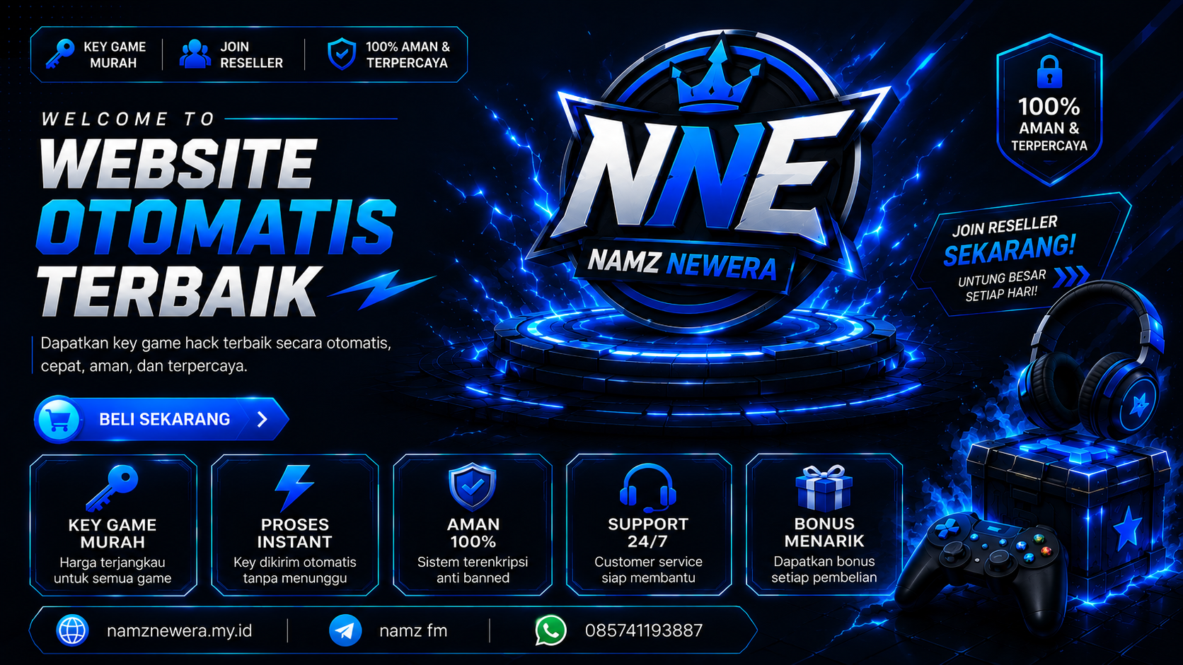 NAMZ NEWERA - Cari Key Game Termurah & Terpercaya